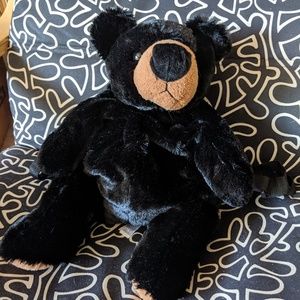 Black Bear Plushie Backpack
